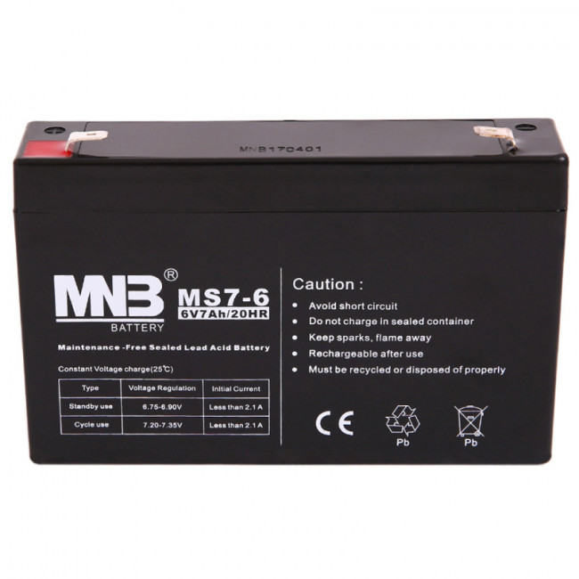 Аккумулятор MNB MS 7-6 Аккумулятор MNB MS 7-6